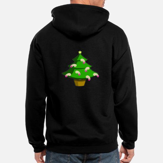 Penis christmas tree' Men's Zip Hoodie 